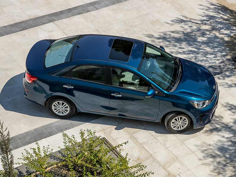 سيارة كيا بيجاس سيدان المدمجة والرحبة في أسواق الإمارات للمرة الأولى